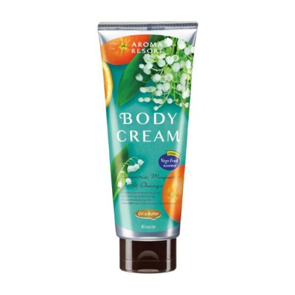 KRACIE Aroma Resort Body Cream Lucentia Muguet & Orange170g