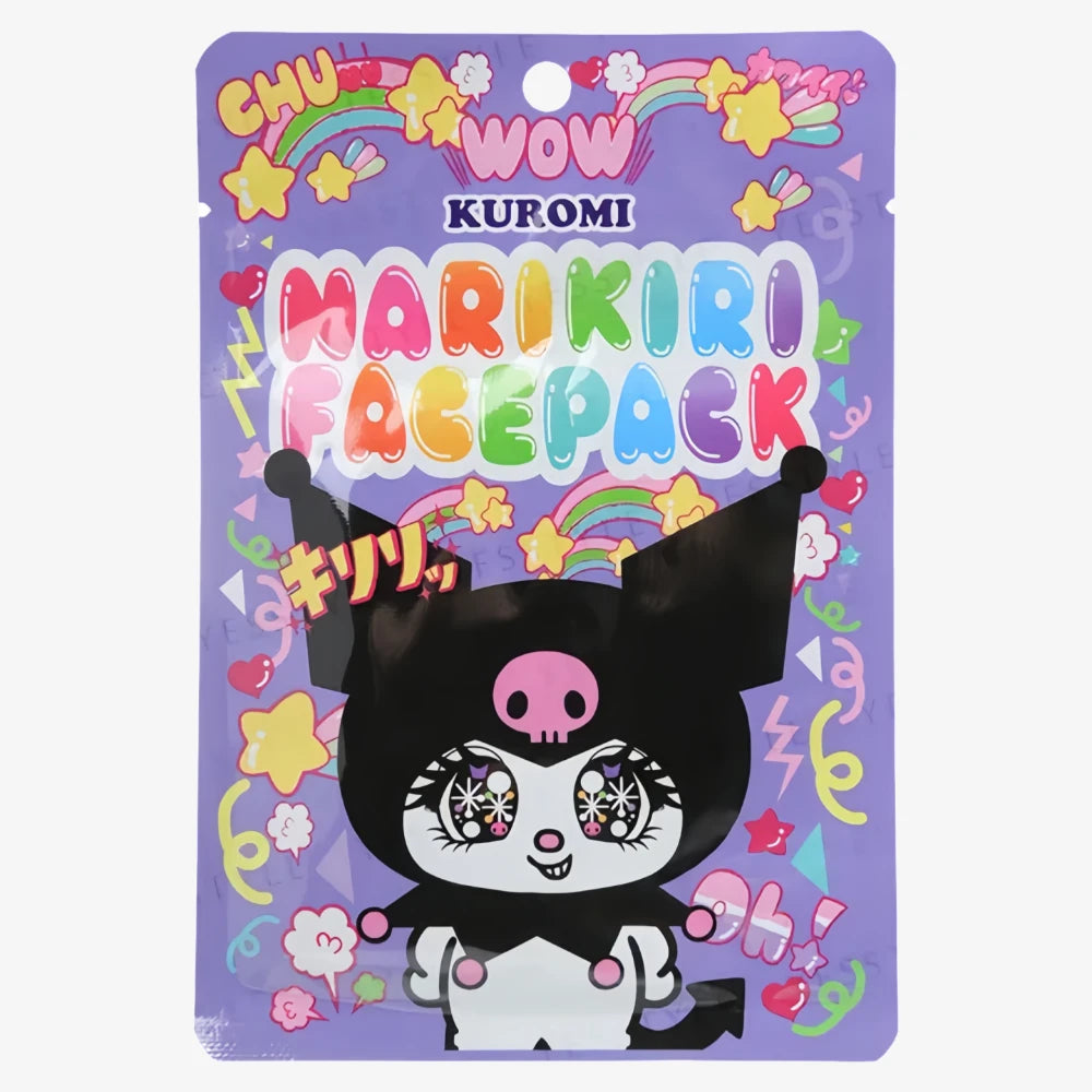 Kuromi Narikiri Face Mask (Cute Nabeyuka) 1pc