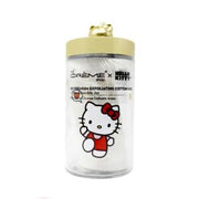 THE CREME SHOP Hello Kitty Chic Reusable Jar & Cotton Pads