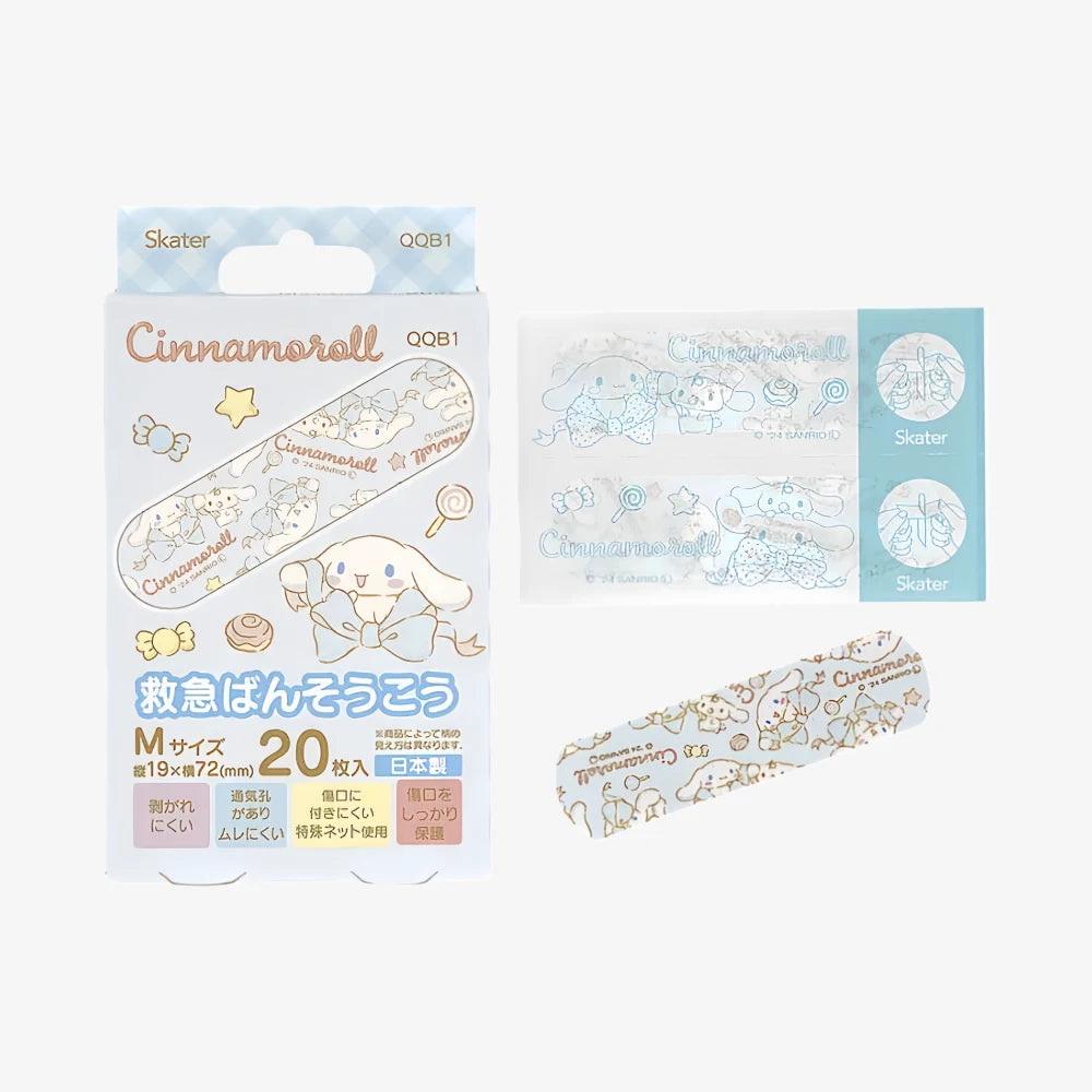 SKATER First Aid Bandages Cinnamoroll 20pcs