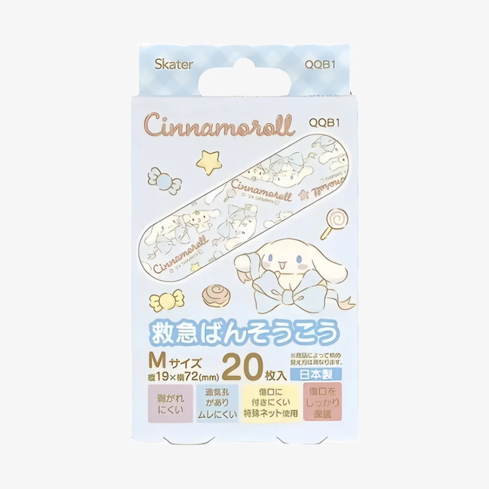 SKATER First Aid Bandages Cinnamoroll 20pcs