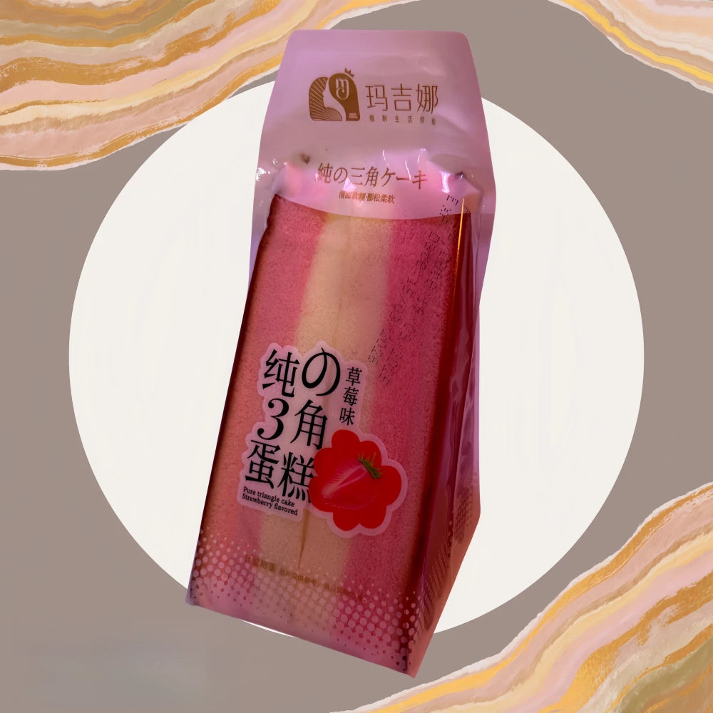 MAJINA Triangular Cake (Strawberry Flavor) 95g