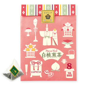 LUPICIA White Peach Sencha Limited 8 Tea Bags