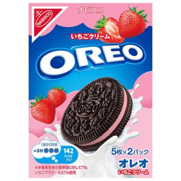 Oreo Strawberry Cream Biscuit 97g