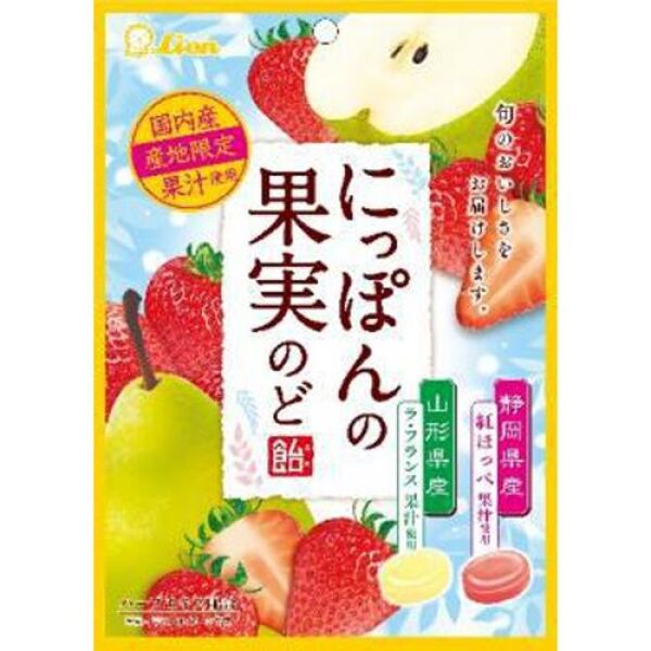 Lion Fruit Throat Candy (Pear & Strawberry) 68g