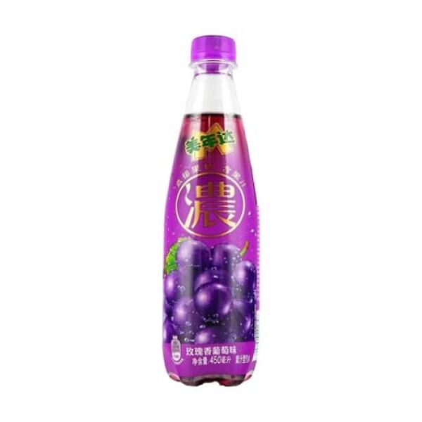 MIRINDA Boisson gazeuse aromatisée à la rose et au raisin 450 ml