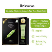 JM Solution Centella Aloe+Mushroom+Tea Tree Mask Nutri Set - 1PACK (11EA+100ML)
