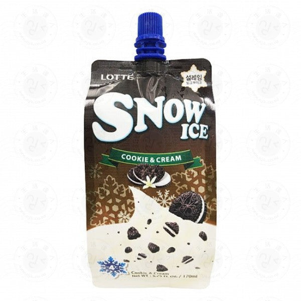 LOTTE, FZN SNOW ICE CAKE (SEOLEIM, COOKIE & CREAM) 160ml