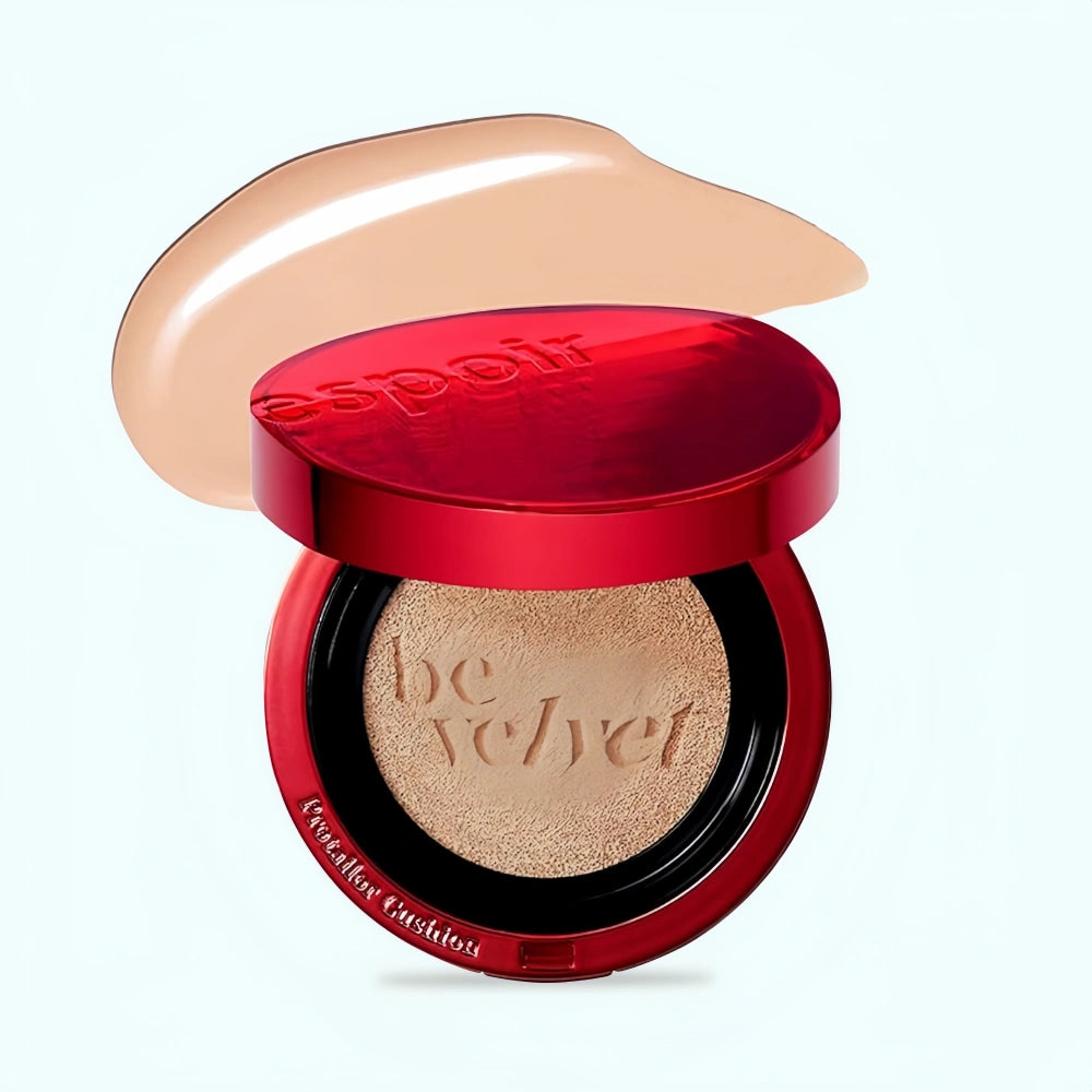 ESPOIR ++ Be Velvet Cover Cushion New Class Set 23 Beige