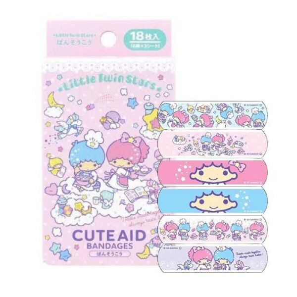 SANTAN Emergency Bandages Little Twin Stars 18pcs