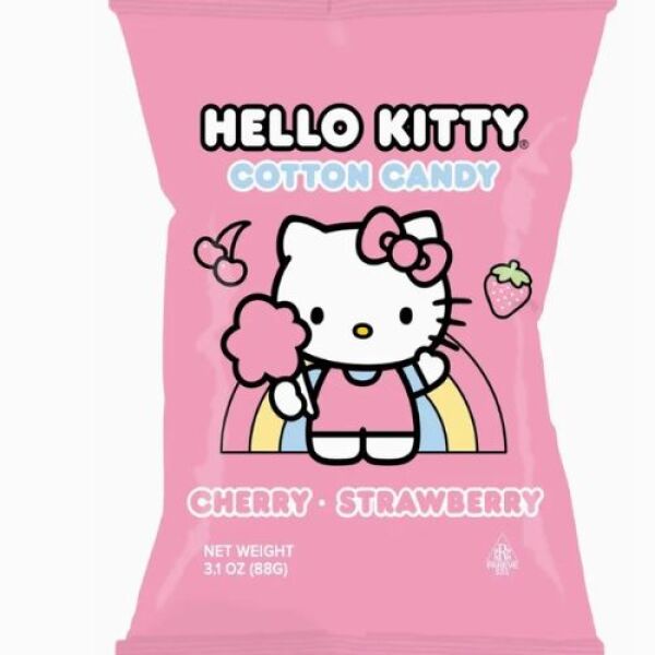 Hello Kitty Cherry/Straw Cotton Candy 88g