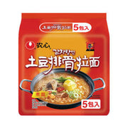 Nongshim Ramen instantané saveur pomme de terre et côtes levées 120 g * 5