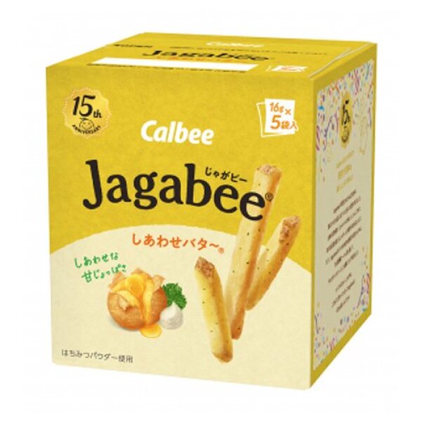 CALBEE Jagabee Potato Chips HappyButter Flavor 80g