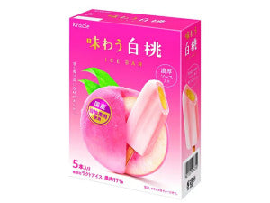 KRACIE WHITE PEACH FLAVORED ICE BAR (55MLX5)