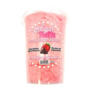Sugar Fluffs Strawberry Chocolate Cotton Candy 60g