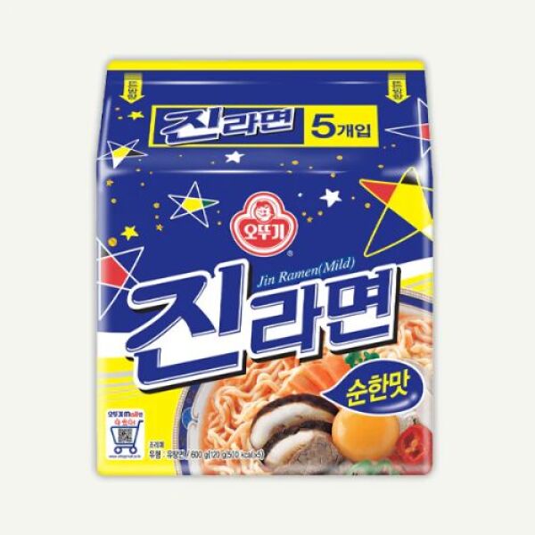Jin Ramen Mild Flavor Instant Noodles 5packs