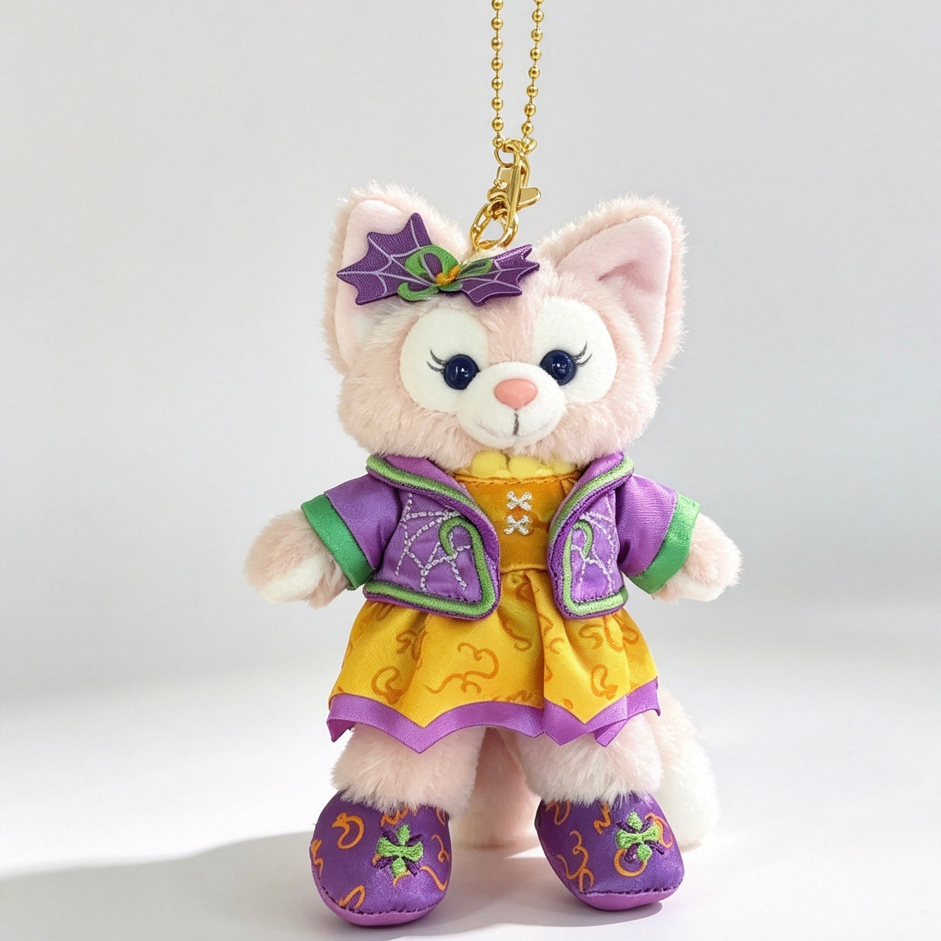 Disney LinaBell Halloween Costume Plush Keychain