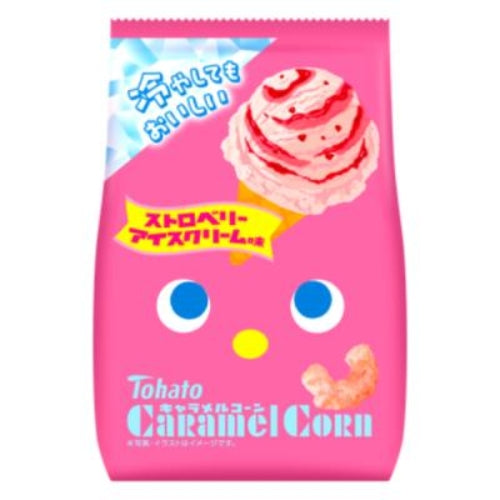 TOHATO Caramel Corn Strawberry Flavor 62g