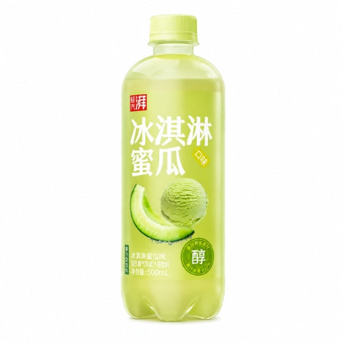 CXK Boisson gazeuse Crème glacée et melon miel Saveur 500ml