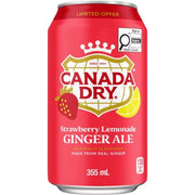 CANADA DRY Strawberry Lemonade Ginger Ale 355ml