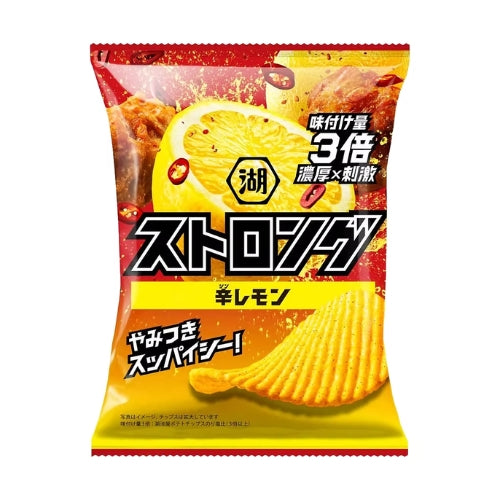 KOIKEYA Potato Chips Strong Spicy Lemon Flavor 53g