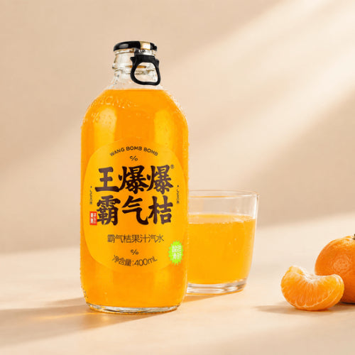 GZSL Wang Bomb Bomb Sparkling Orange Juice 400ml