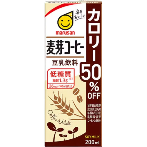MARUSAN Less Calories Soy Milk Beverage (Malt Coffee Flavor) 1000ml