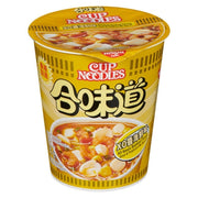 NISSIN Nouilles Instantanées Légères et Savoureuses Saveur Fruits de Mer Sauce XO 77g