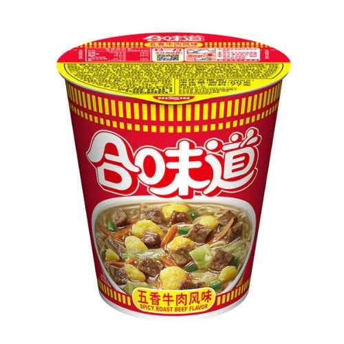 NISSIN Lightly Delicious Cup Noodles (Spicy Roast Beef Flavor) 77g