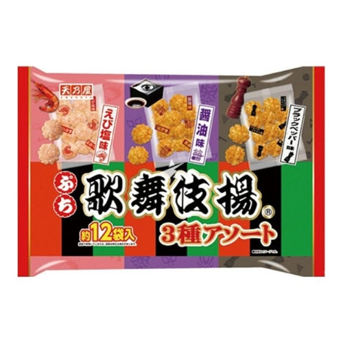 AMANOYA 3 Kinds Rice Crackers 144g