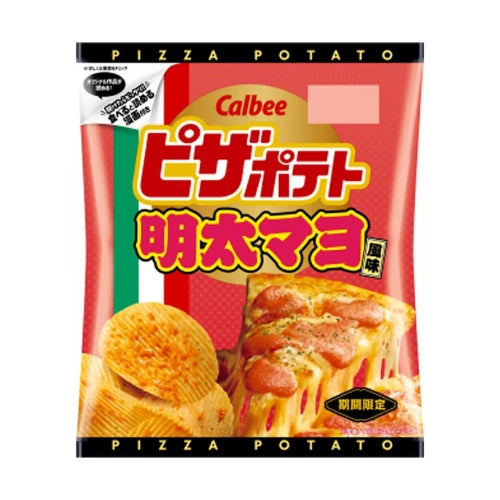 CALBEE Potato Chips Pizza Mentaiko Mayonnaise Flavor 57g