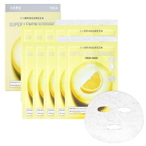 BRINGGREEN Super Lemon Glutathione Fresh Mask (10)