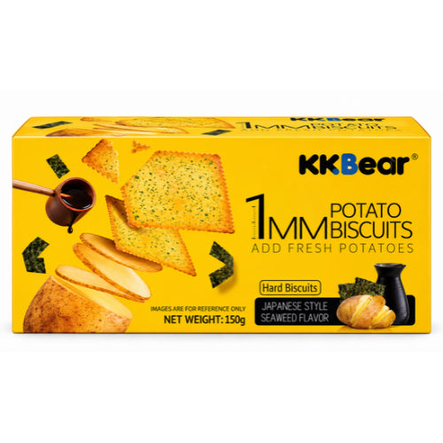 KKBEAR Potato Crackers (Japanese Seaweed Flavor) 150g