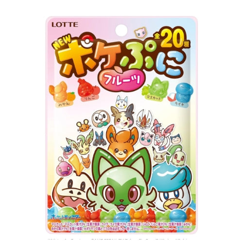 LOTTE Pokepuni Gummy Fruit Flavor 80g