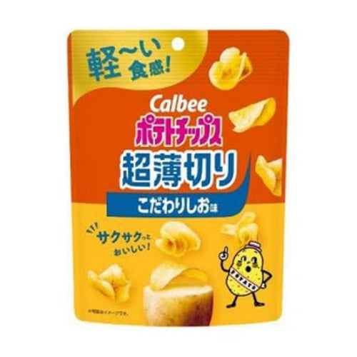 CALBEE Super Thin Potato Chips Refined Salt Flavor 40g