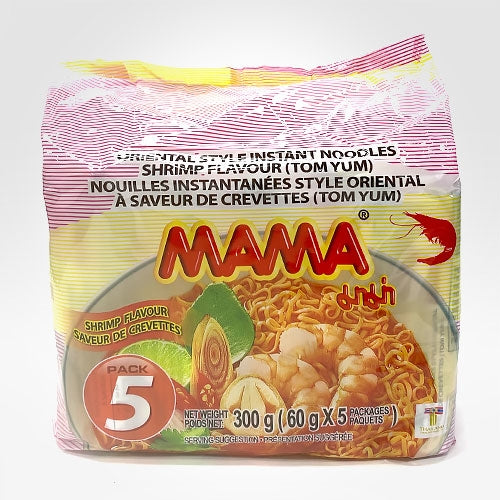 MAMA Instant Noodle Shrimp TomYum 5 bags