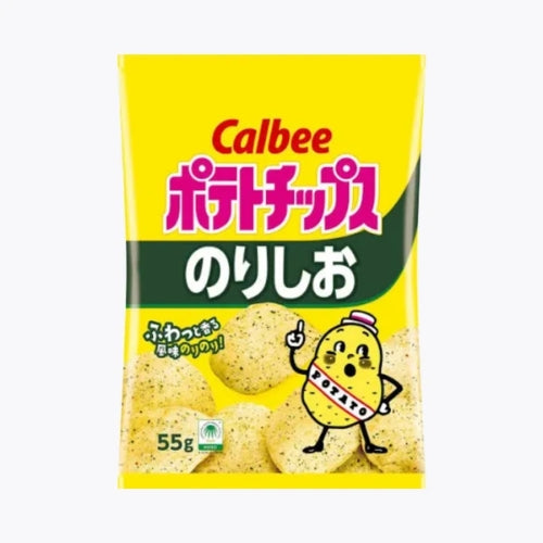 CALBEE Potato Chips Seaweed & Salt 55g