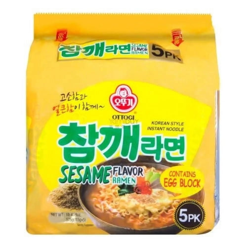 OTTOGI, RAMEN AU SÉSAME, PAQUET DE 5