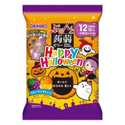 ORIHIRO Halloween Konjac Jelly Grape+Orange 240g