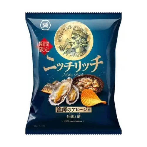 Koikeya Niche Potato Chips (Oysters and Squid Anchovies Flavor) 75g