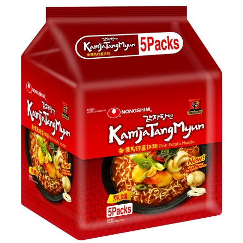 Nongshim Instant Ramen with Potato and Rib Flavor 120g * 5