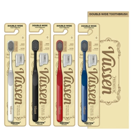 VUSSEN Double Wide Toothbrush 4pcs