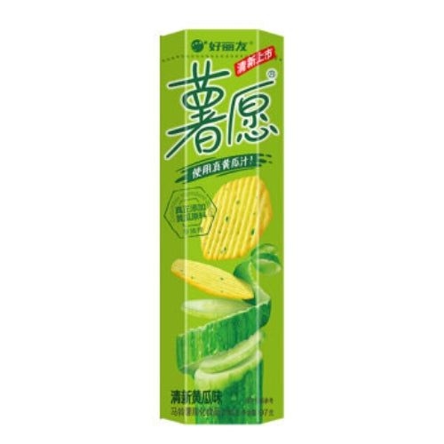 ORION Potato Chips Cucumber Flavor with Dipping Sauce 96g