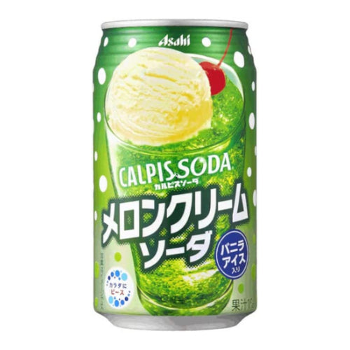 Boisson gazeuse Asahi (soda à la crème de melon) 350 ml