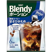 Café AGF Blendy Potion - Moins de sucre, sachets de 6