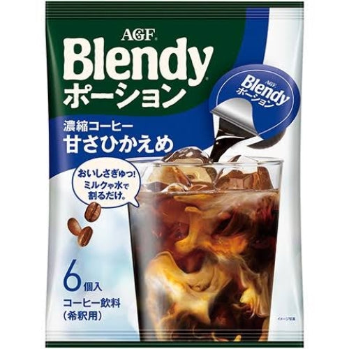 AGF Blendy Potion Coffee - Less Sugar 6pcs