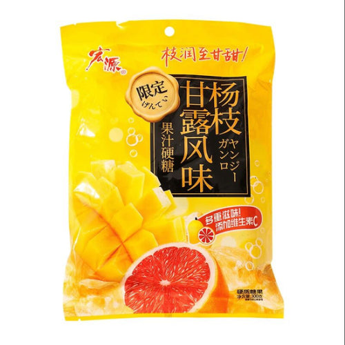 HONGYUAN Mango Sago with Pomelo Candy 300g