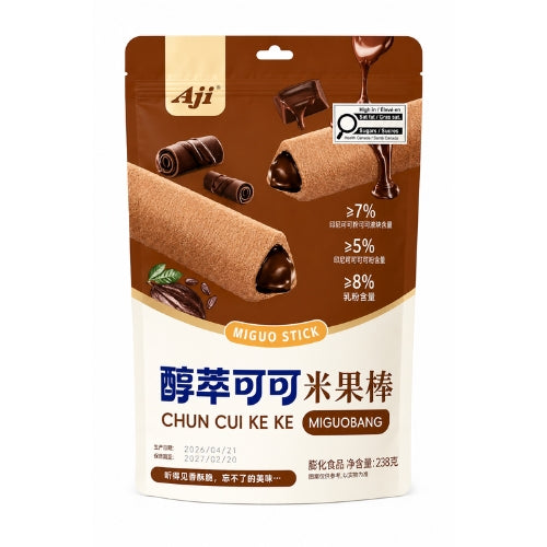 AJI Rice Cracker (COCOA Flavor) 238g