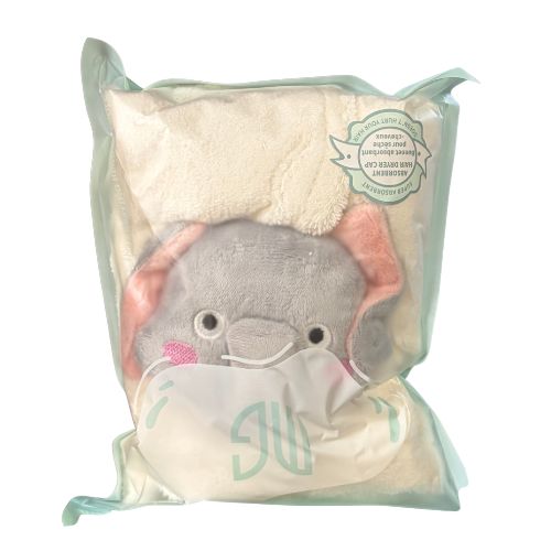 MG Absorbent Hair Dryer Cap (Elephant)