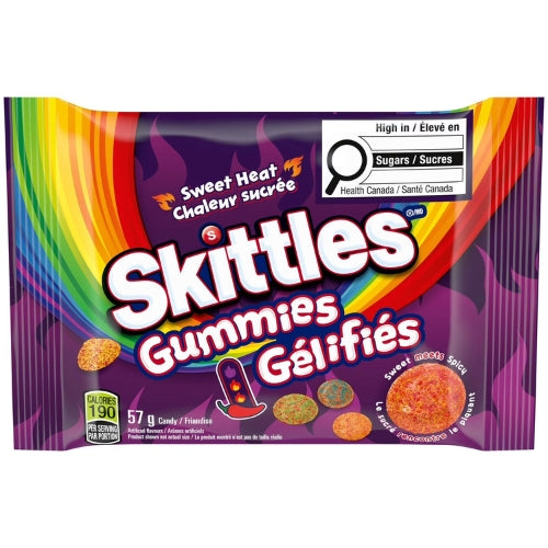 SKITTLES Sweet Heat Gummy 57g